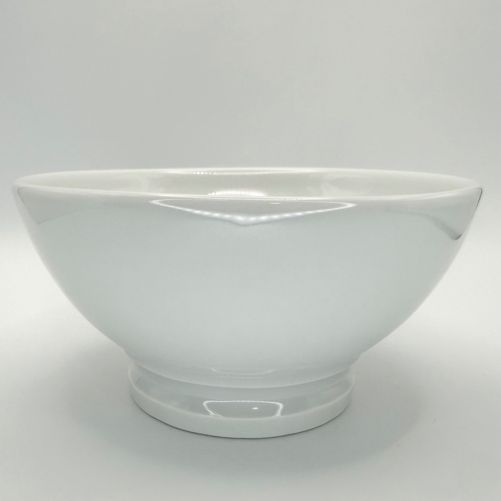 Pillivuyt Porcelain Footed Coffee Bowl Culinaire White Vintage Chef